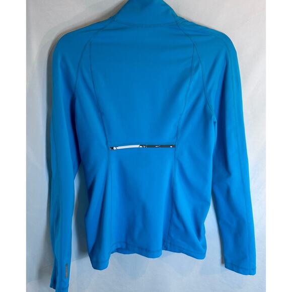 Zella Teal Active Jacket Stretch Fit Chill Vibes Core Aesthetic Zip up goals M - Picture 2 of 5